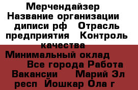 Мерчендайзер › Название организации ­ диписи.рф › Отрасль предприятия ­ Контроль качества › Минимальный оклад ­ 20 000 - Все города Работа » Вакансии   . Марий Эл респ.,Йошкар-Ола г.